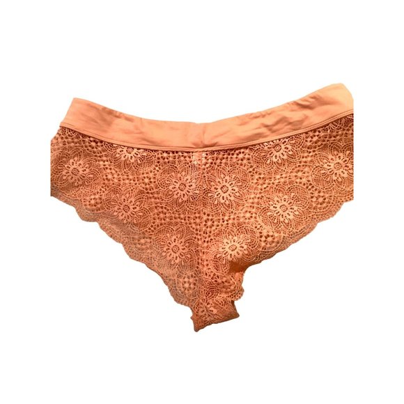 Auden Lace Panties* Peach * Sissy* Large* NWOT - Picture 2 of 5